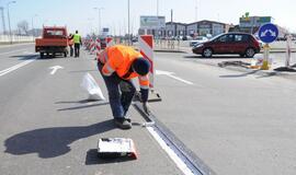 Pavasarinis Klaipėdos gatvių ženklinimas