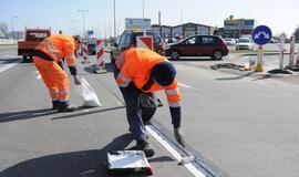 Pavasarinis Klaipėdos gatvių ženklinimas