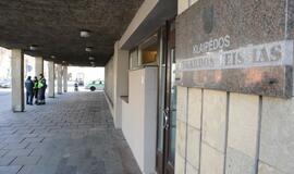 Piketas prie Klaipėdos apygardos teismo