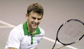 Tenisininkas Laurynas Grigelis Didžiojoje Britanijoje pateko į dvejetų varžybų ketvirtfinalį