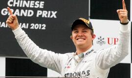 "Formulės-1" varžybose - pirmoji vokiečio Niko Rozbergo pergalė