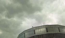 Maskvos gyventojus išgąsdino žali debesys