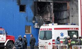 Per gaisrą Maskvos turguje žuvo 17 žmonių