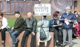 Mitingas klaipėdiečių nesudomino