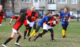 Klaipėdoje varžosi penkios moterų regbio komandos