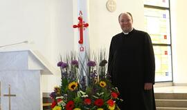 Klaipėdoje - didžiausia Lietuvoje Velykų žvakė