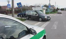 Kelionė į darbą baigėsi sankryžoje