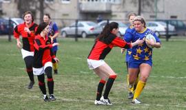 Klaipėdoje varžosi penkios moterų regbio komandos