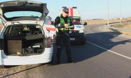 Pareigūno treniruotė baigėsi griovyje