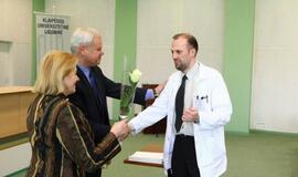 Meras pasveikino KUL medikus