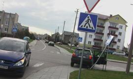 Kelionė į darbą baigėsi sankryžoje