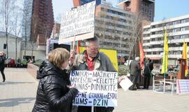 Mitingas klaipėdiečių nesudomino