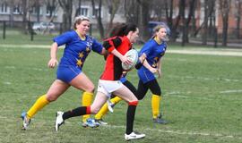 Klaipėdoje varžosi penkios moterų regbio komandos