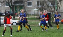 Klaipėdoje varžosi penkios moterų regbio komandos