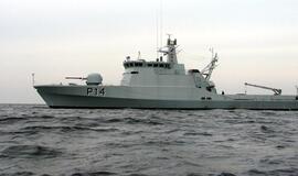 "Aukštaitis" dalyvauja pratybose "Baltic Sarex-2012"