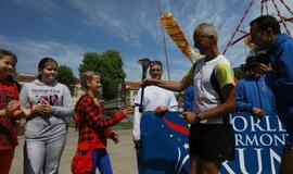 Pasaulinis bėgimas už harmoniją pasiekė Klaipėdą