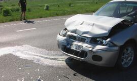 Plačiame Palangos kelyje - smūgis į užpakalį