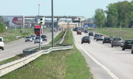 Plačiame Palangos kelyje - smūgis į užpakalį