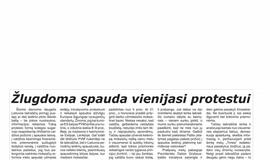 Spaudos dieną - dar vienas pažadas