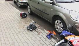 Motociklo avarija Gargžduose