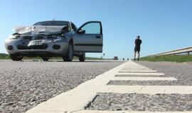 Plačiame Palangos kelyje - smūgis į užpakalį