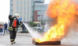 Ugniagesiai pakvietė miestiečius švęsti kartu