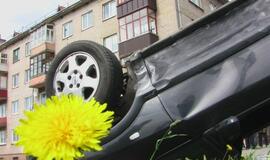 Avarija Minijos ir Kalnupės gatvių sankryžoje