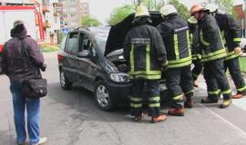 Avarija Minijos ir Kalnupės gatvių sankryžoje