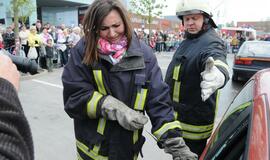 Ugniagesiai pakvietė miestiečius švęsti kartu