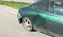 Plačiame Palangos kelyje - smūgis į užpakalį