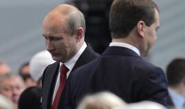 Rusijos premjeras Dmitrijus Medvedevas išrinktas partijos "Vieningoji Rusija" pirmininku