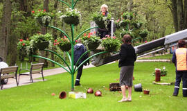 Svečių laukiančioje Palangoje – nauji gėlynai