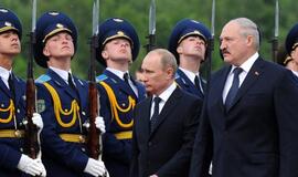 Aleksandras Lukašenka Vladimiro Putino vizitą Minske vadina turiningu ir svarbiu dvišaliams santykiams