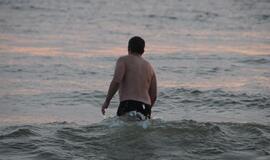 Baltijos jūros vanduo vis dar šaltas