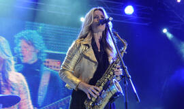 Candy Dulfer Klaipėdai nepagailėjo jėgų