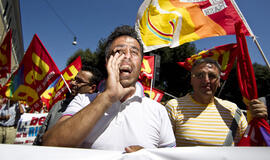 Italijoje streikuoja viešojo transporto sistemos darbuotojai