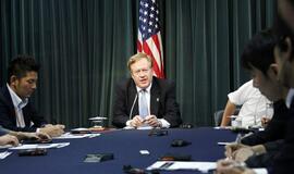 JAV kol kas neketina teikti Šiaurės Korėjai pagalbos maisto produktais