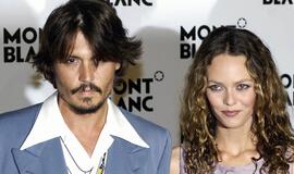 Johnny Deppas ir Vanessa Paradis jau ne kartu