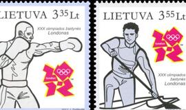 Londono vasaros olimpines žaidynes įamžins pašto ženklai