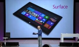 "Microsoft" naujoji planšetė "Surface" "užlūžo" per pristatymą