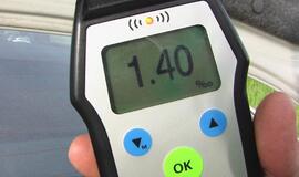 Per ryto reidą sučiupti du neblaivūs vairuotojai