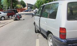 Vasaros pradžia pažymėta motociklo avarija