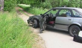 Avarija kelyje Jakai-Dovilai baigėsi be kraujo