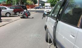 Vasaros pradžia pažymėta motociklo avarija