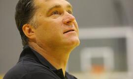 Lietuvos rinktinės krepšininkų treniruotė Klaipėdoje