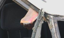 Po avarijos neblaivus ekipažas atsidūrė ligoninėje