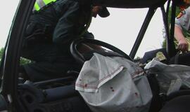 Po avarijos neblaivus ekipažas atsidūrė ligoninėje