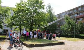 Klaipėdos centre nuo kompiuterio užsidegė butas