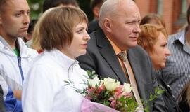 Klaipėdos universitete atidengta skulptūra "Polėkis"