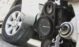 Nekaltas motociklininkas spruko iš avarijos vietos